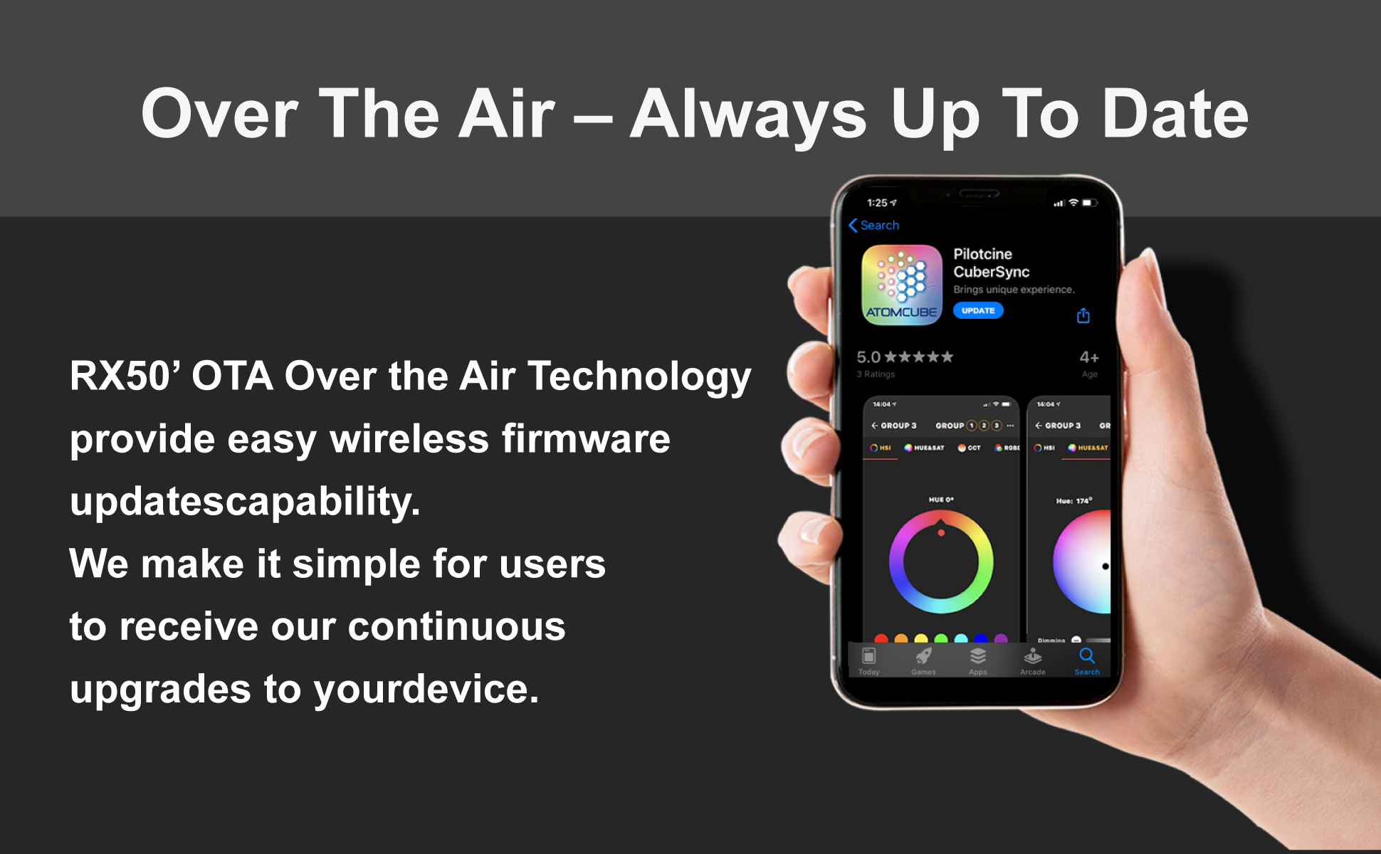 ATOMCUBE Rx50 Deluxe 高性能LEDライト ATOMCUBE Rx50 Deluxe 高性能LEDライト BEST portable RGB light